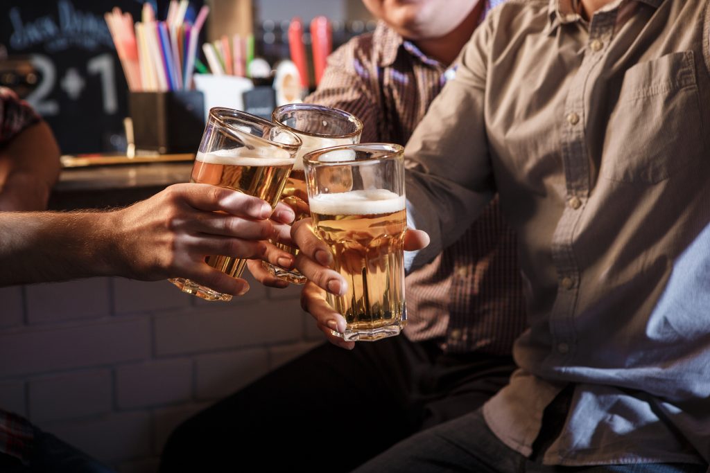 Toasting Beer Glasses