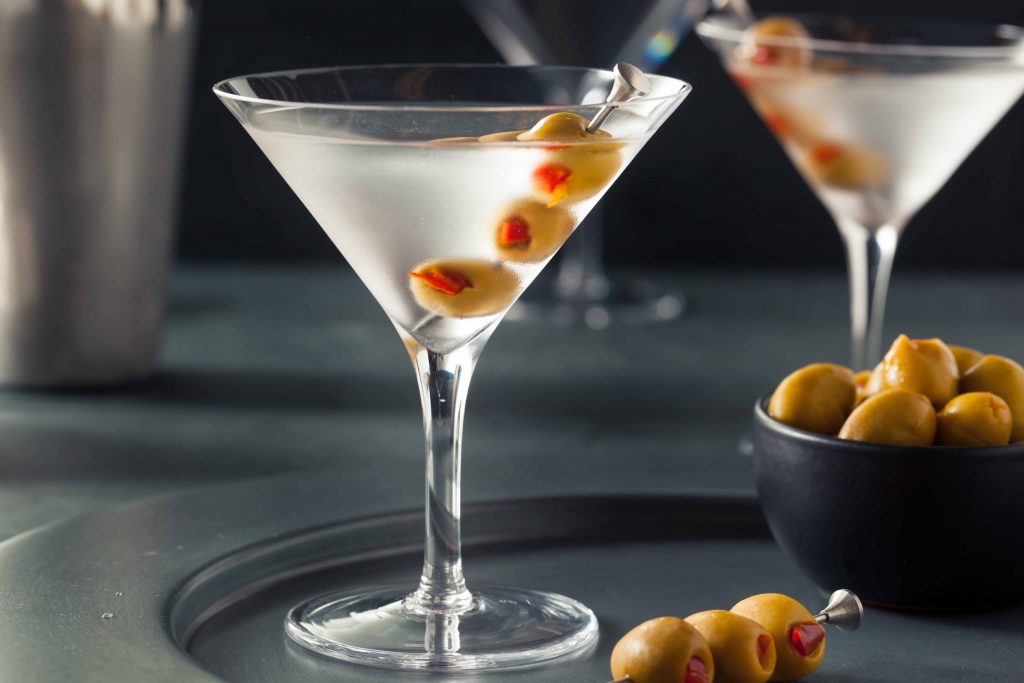 Classic Shaken Dry Vodka Martini